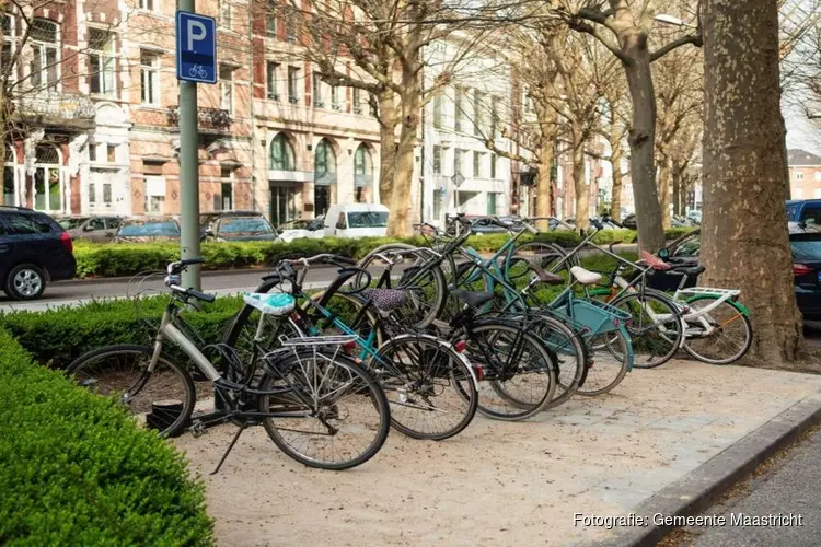 Maximale duur fiets parkeren in Binnenstad en Wyck