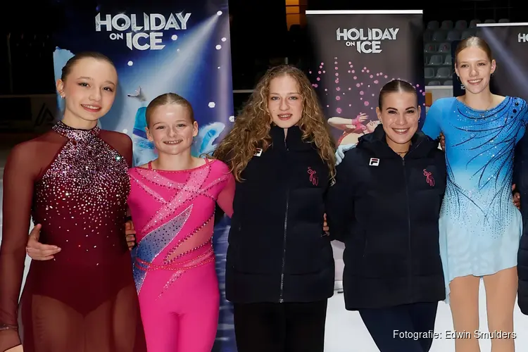 Jonge SKN kunstschaatstalenten schitteren bij Holiday on Ice ‘NO LIMITS’